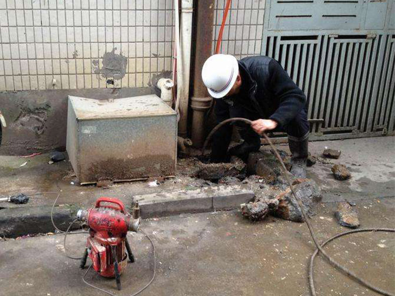 温泉疏通下水道-洗菜池疏通