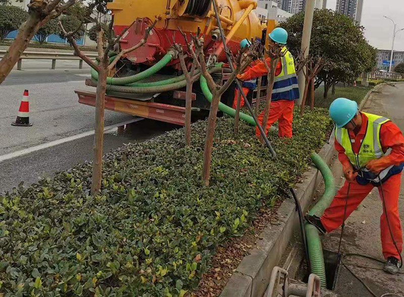 温泉市政管道清淤